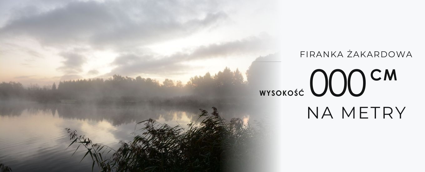 Biała firanka żakardowa 004421 — baner poglądowy
